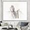 Designart - Watercolour Nude 1 - Traditional Canvas Wall Art